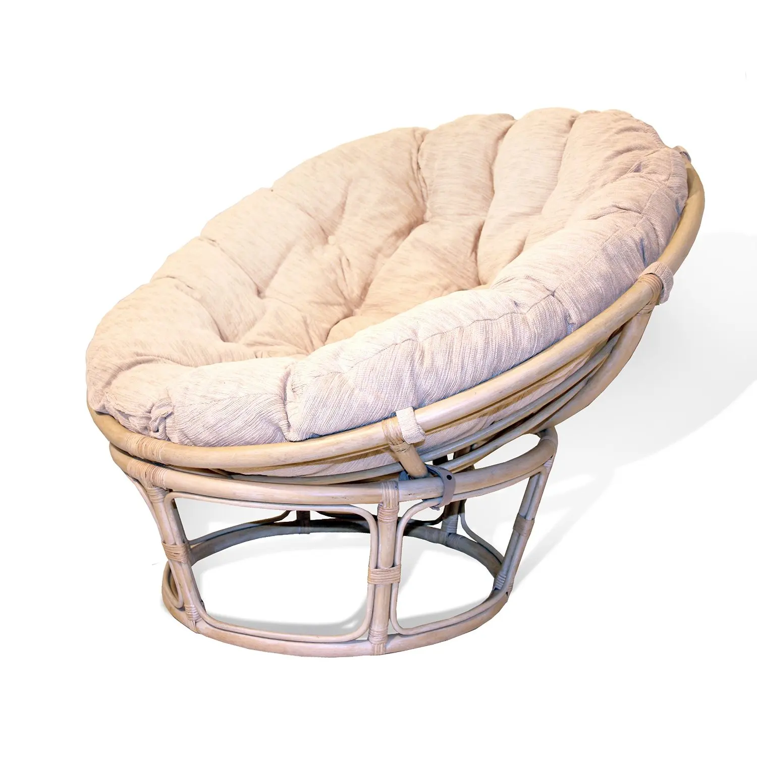 danilainedesigns White Papasan Chair Cushion