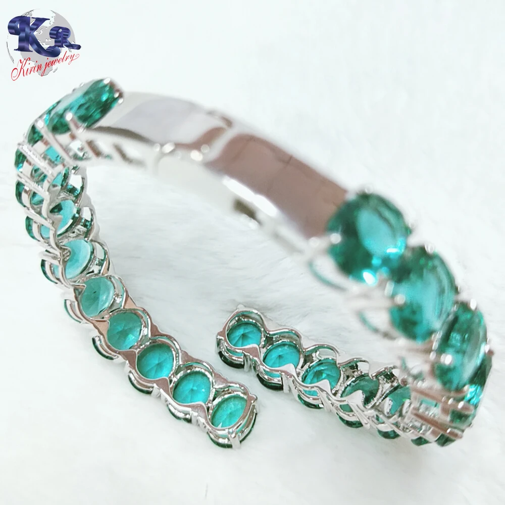 925 Sterling silver crystal zircon bangle wholesale bangle bracelet