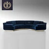 New arrival European Nordic style semicircle sofas upholstery fabric living room canape modern half round circle sofa