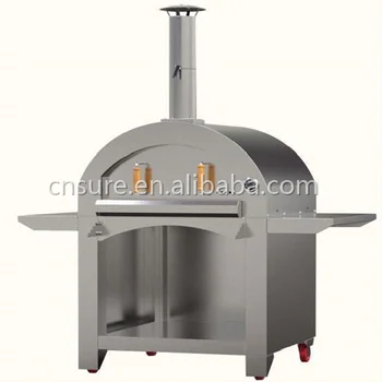 Freestanding Stainless Steel Wood Fired Pizza Oven With Side Stage Buy Stainless Steel Outdoor Pizza Oven Stone Fire Pizza Oven Indoor Wood Fired Oven Product On Alibaba Com