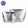 Flexible Metallic Foil Foam Bag Insulated Bubble Box Liner Insulation Foam Bag For Food To Inventory