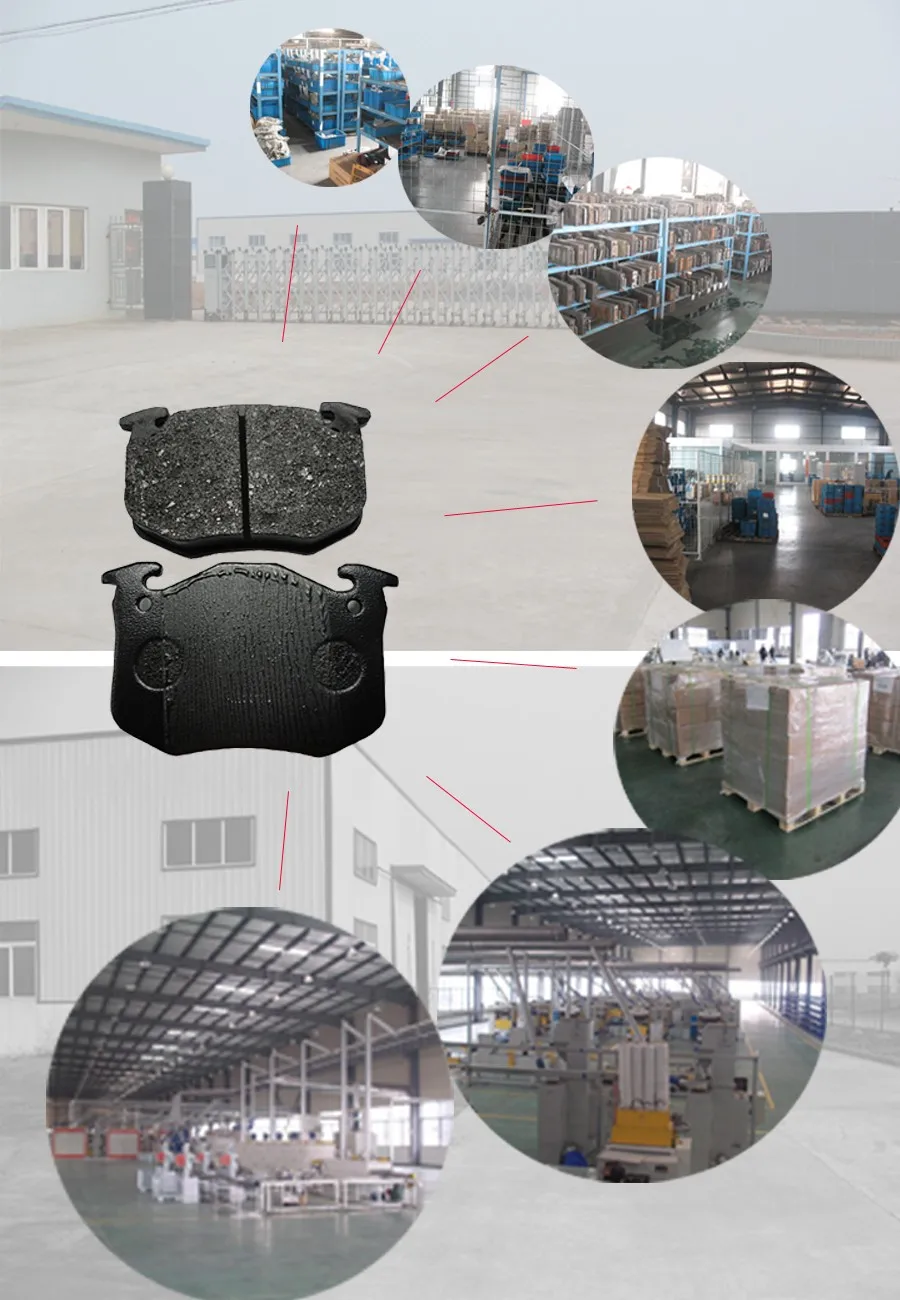 Brake Pad Anti Noise Shims For Hyundai Auto Brake Parts Iso Disc Brake Pad Set 5830229a00,D429