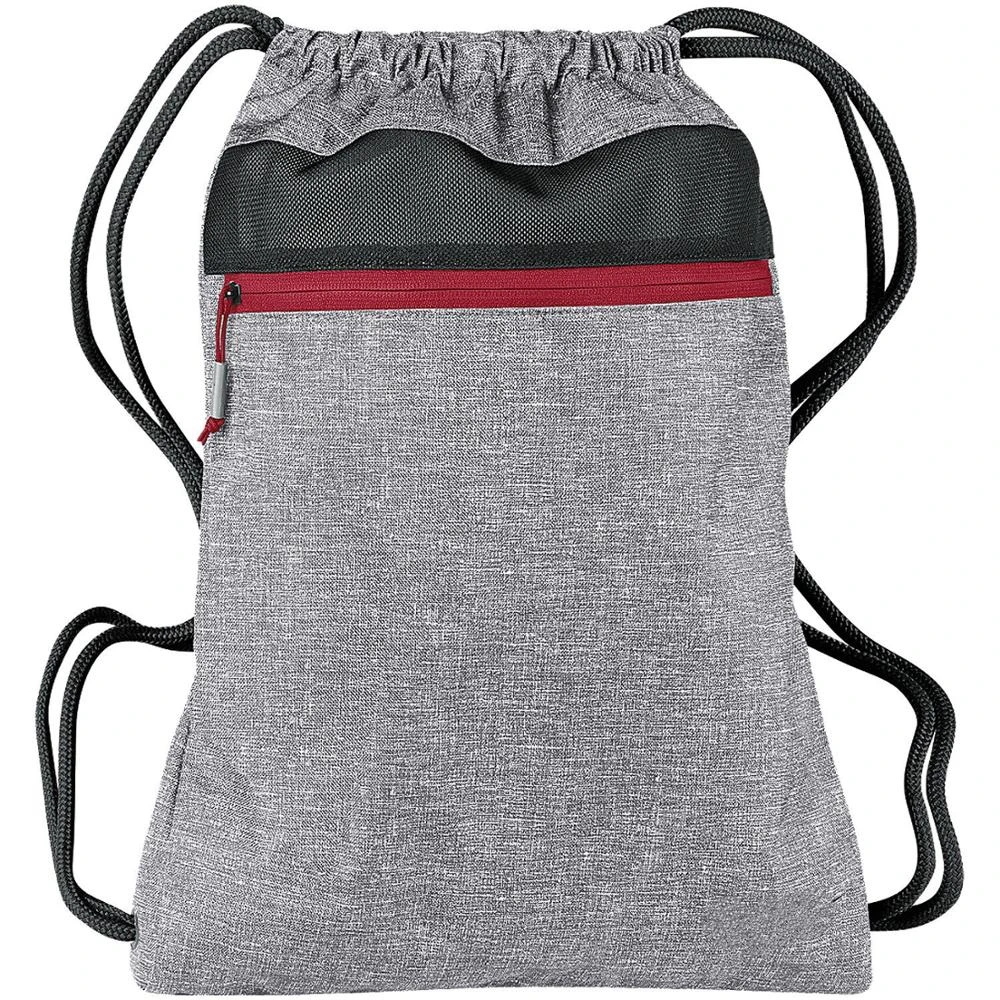 lightweight drawstring bag backpack pocket sport gym sack bag