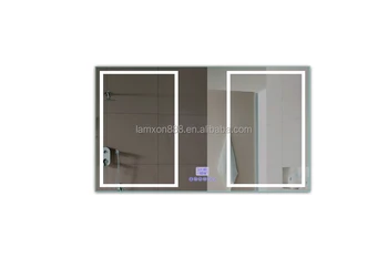 Uae Luxury Led Illuminated Wall Mounted Bath Mirror With Clock And Uae Luxury Led Illuminated Wall Mounted Bath Mirror With Clock And Bluetooth