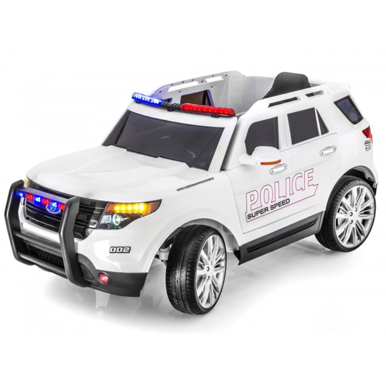 children police jeep