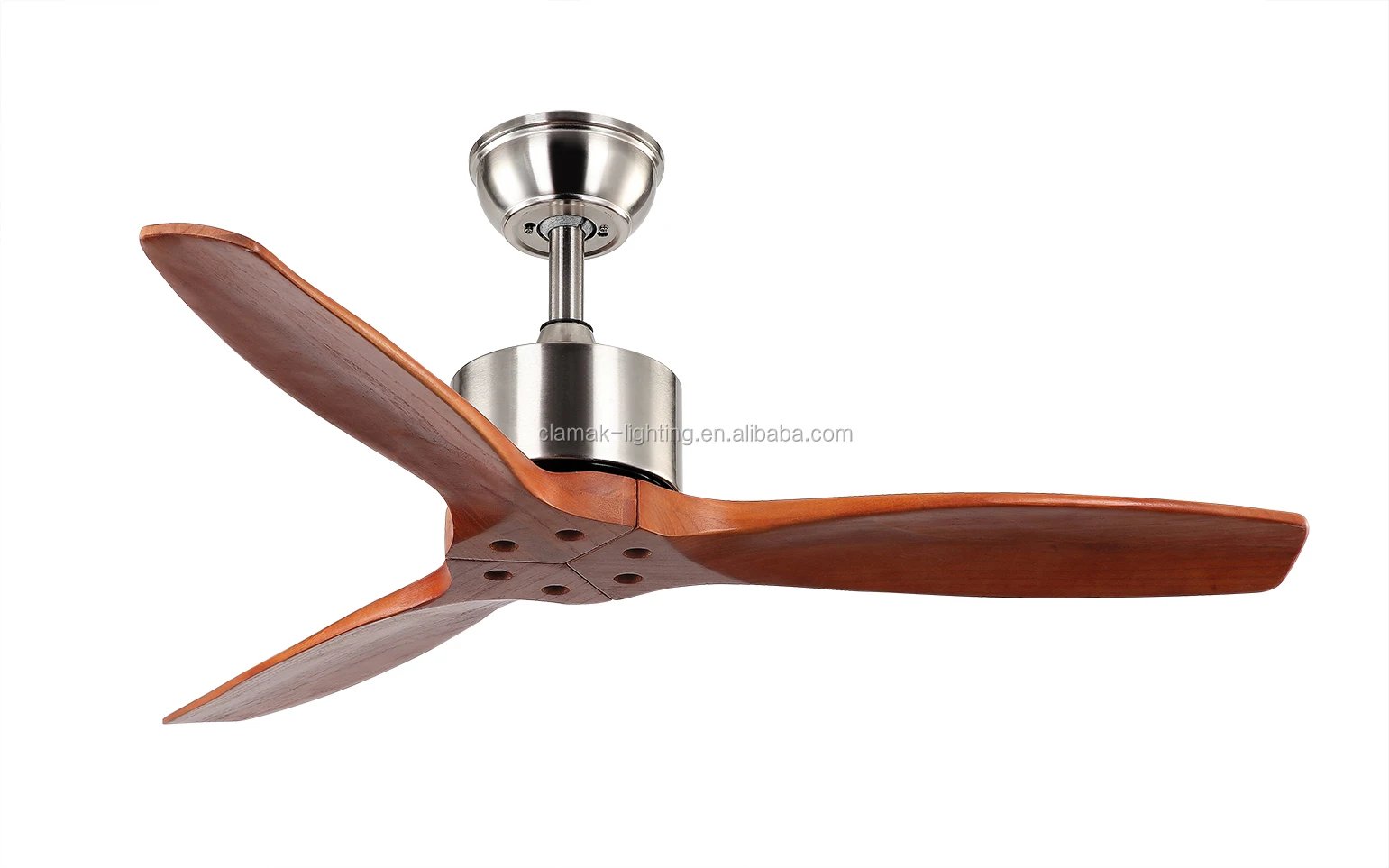 Top Sale 3 Wood Blades Industrial Ceiling Fan Without Light Solid Wood Ceiling Fan Buy Ceiling Fan Without Light