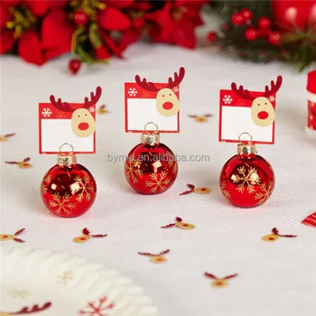 Gl Flat Ball Bauble Place Name Card Holder Silver For Festive Gl Flat Ball Bauble Place Name Card Holder Silver For Festive Celebrations