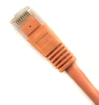 Pack of 50 - Orange 1FT Cat6 Ethernet Network Cable Lan Internet Patch Cord RJ45 Gigabit