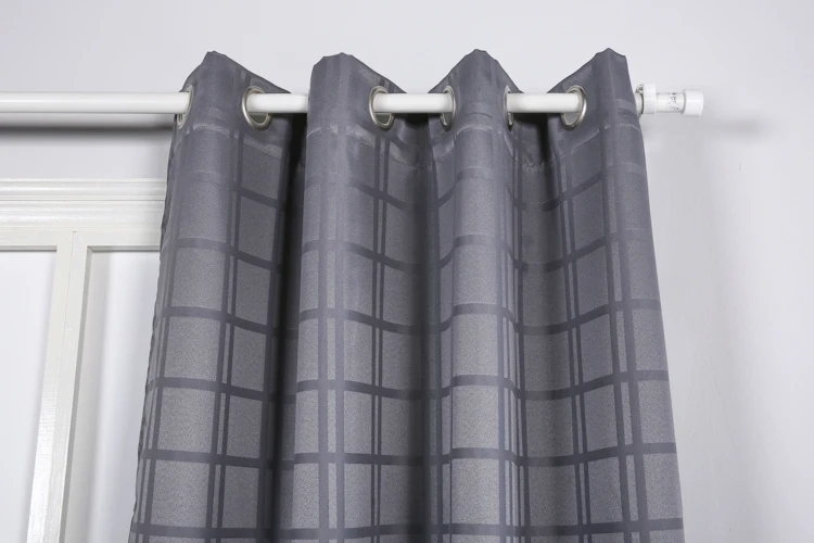 Dark Grey Latest Blackout Curtain Mr Price Home Plaid Thick Curtains