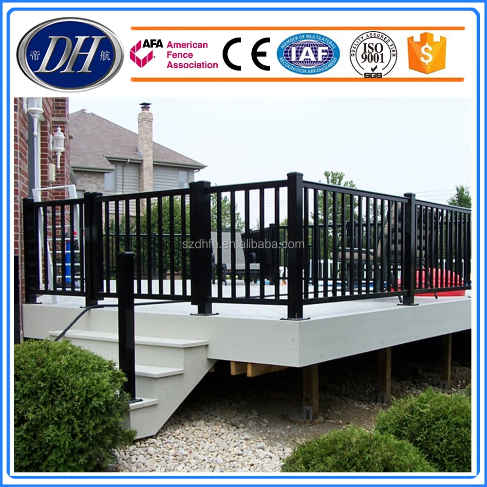 Balkon leuningen ontwerp in ijzeren buizen/baluster balustrade ...