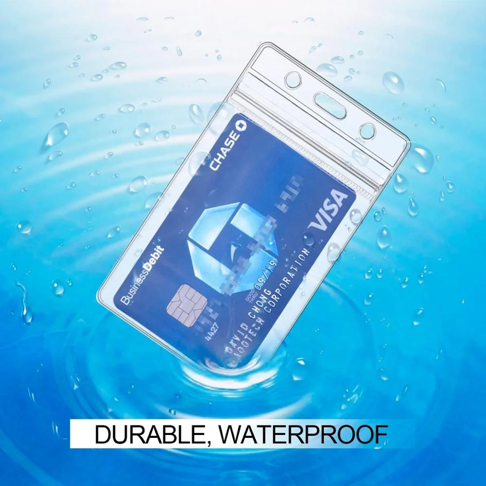 Extra Thick Horizontal Plastic Clear Card Holders Buy Custom Waterproof Type Pvc Id Card