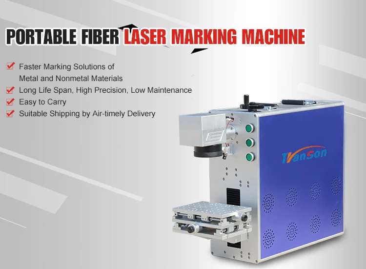 CNC Low Cost High Precision Marking Mini Portable Plastic Pcb Fiber Laser Marking Machine