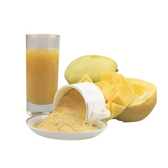 Low Calorie Instant Fruit Extract Mango Concentrate Juice Powder