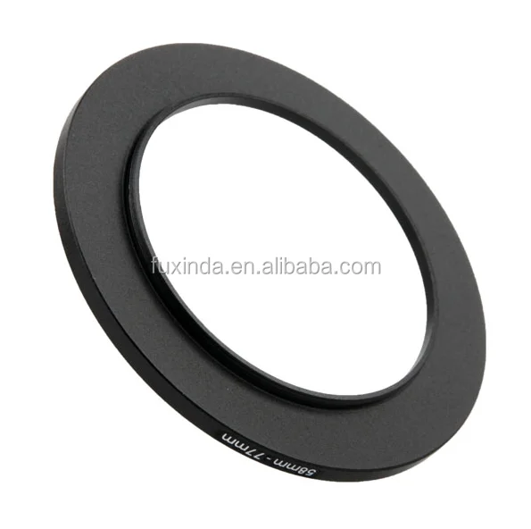 SaveTop 58mm-77mm Metal Step Up Lens Filter Ring Stepping Adapter Black