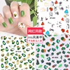 Custom accepted Fruit nail sticker Little fresh plants cute 3D nail stickers