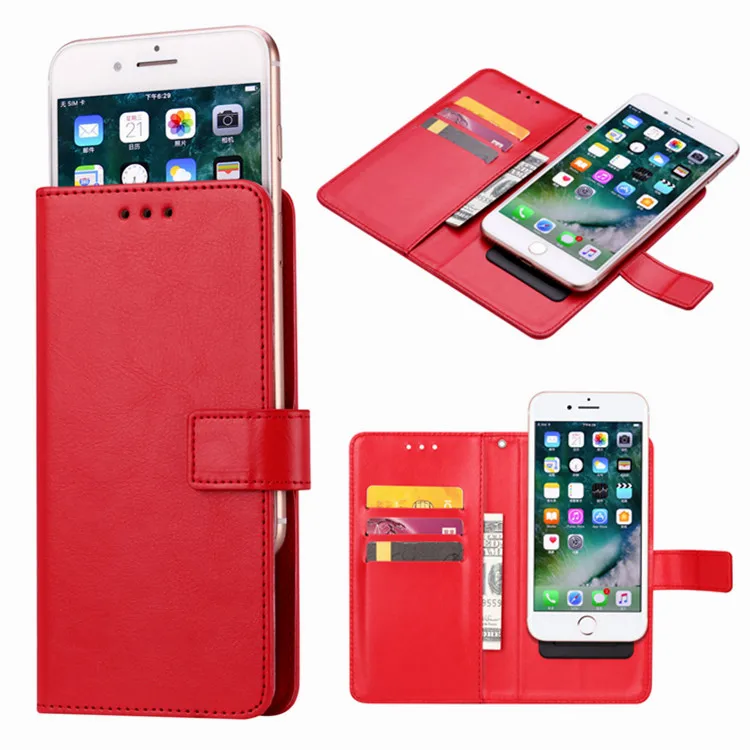 Wholesale Different Sizes Card Slots Wallet Leather Mobile Cell Phone