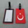 Promotional Turkey Flag Soft PVC Luggage Tag