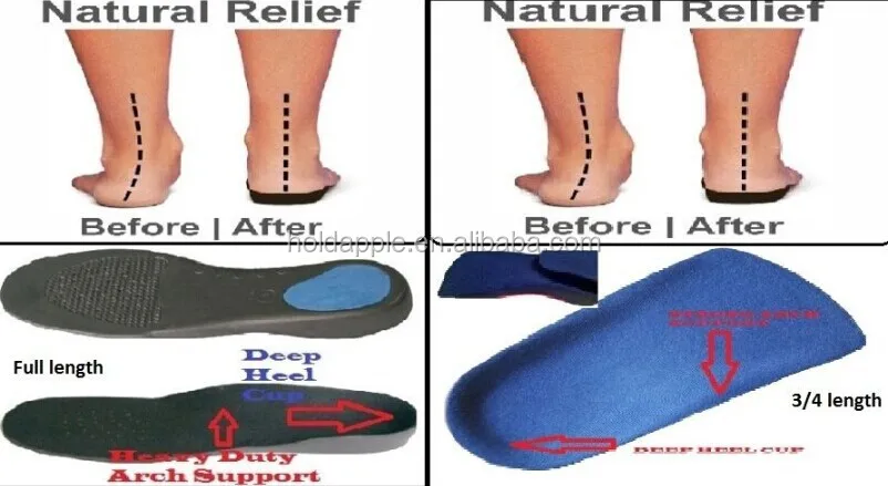 orthopedic arch support insoles