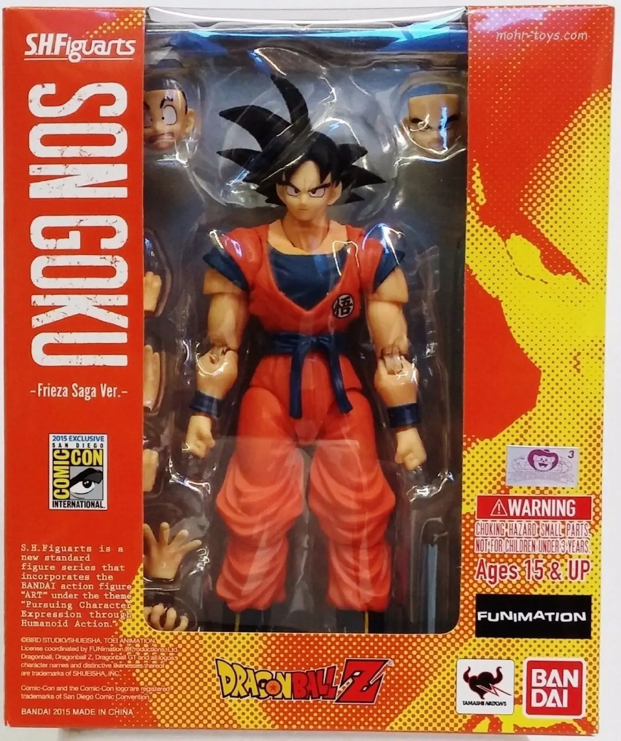 Buy SDCC 2015 Comic Con SH Figuarts Dragon Ball Z Goku - Frieza Saga  Version by Bandai in Cheap Price on Alibaba.com