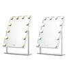 Wholesale 12 Lights Magic 360 Degree Rotation Adjustable Stand Led Vanity Mirror with Touch Screen Led Makeup Mirror