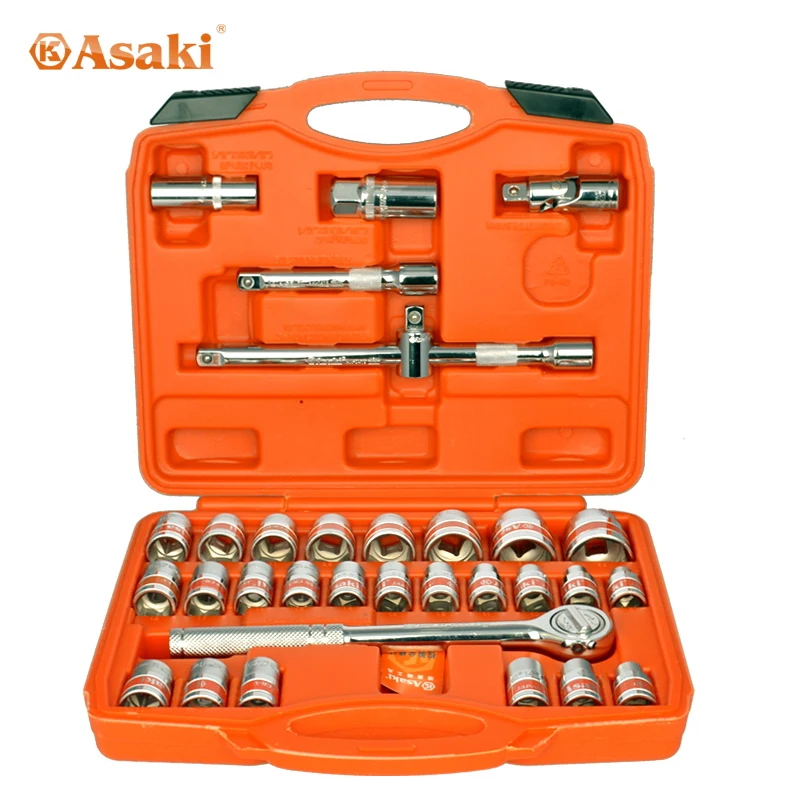 Asaki 32pcs 1 2 Dr Socket Tool Set Cr V Crv Automobile Car Repair Hand Tool Kit Ratchet Wrench Spanner Buy Car Repair Tools Car Repair Socket Set Product On Alibaba Com