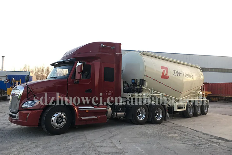Factory Price 50ton Bulk Cement Dry Power Grain Transport 