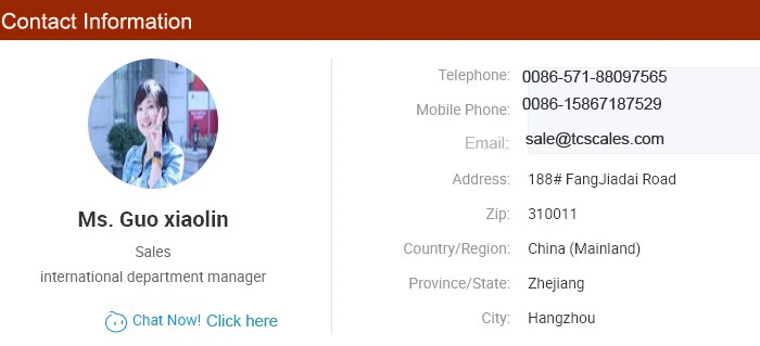 Contact information