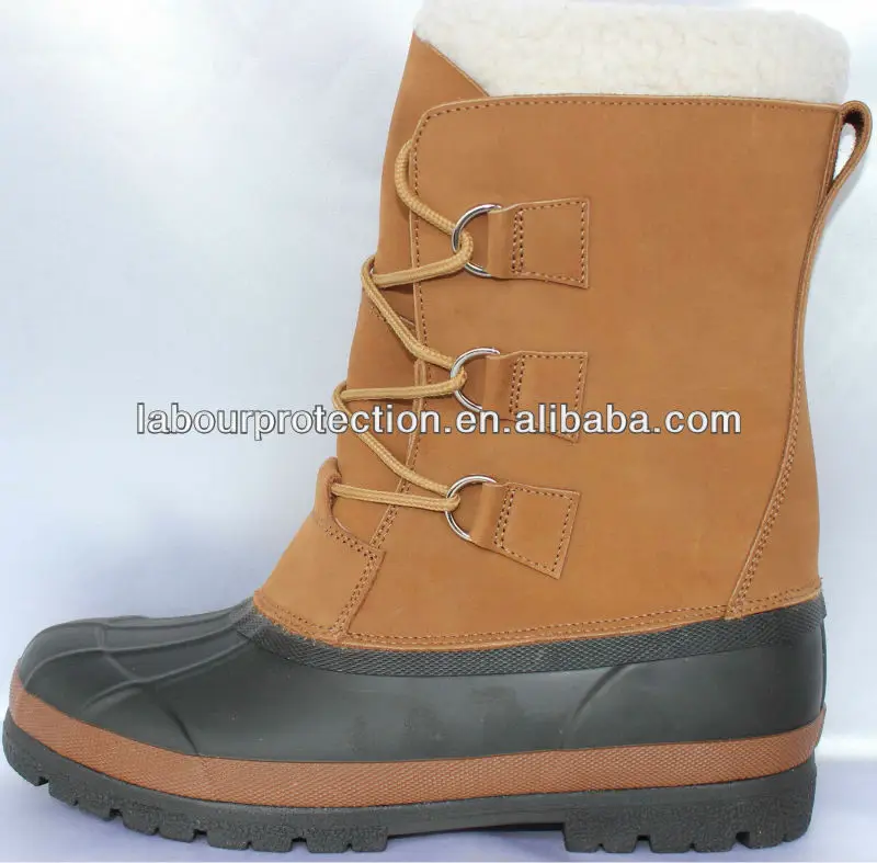 2016 high grade all leather Snow boots