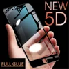 5D 9H cold carving ultra thin Edge Full Cover clear Tempered Glass Screen Protector For iPhone X XR XS 11 pro MAX 6s 7 8 Plus