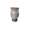 round rustic garden pottery