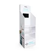 Advertising POP Up Cardboard Floodlight Floor Display Stand with LCD Screen