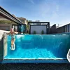 Hot sale professional maker custom clear acrylic swimming pool panels outdoor