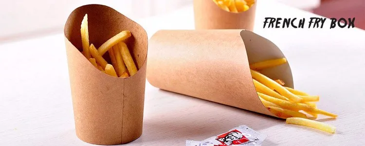 Disposable Takeaway Cardboard Chip Scoop Boxes - Buy Chips Paper Cups ...