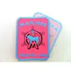 paper fabric custom back patches embroidery patches for jackets