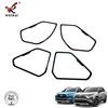 FIT For Toyota Rav4 2019 2020 ABS Piano Black 2pcs/set Interior Door Speaker Sound Cover Trim Accessories Car Styling
