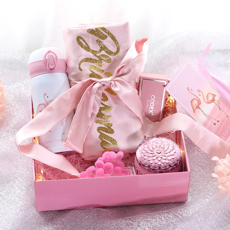 Cocostyles Romantic Dreamlike Lovely Pink Gift Sets With Bags Vacuum 