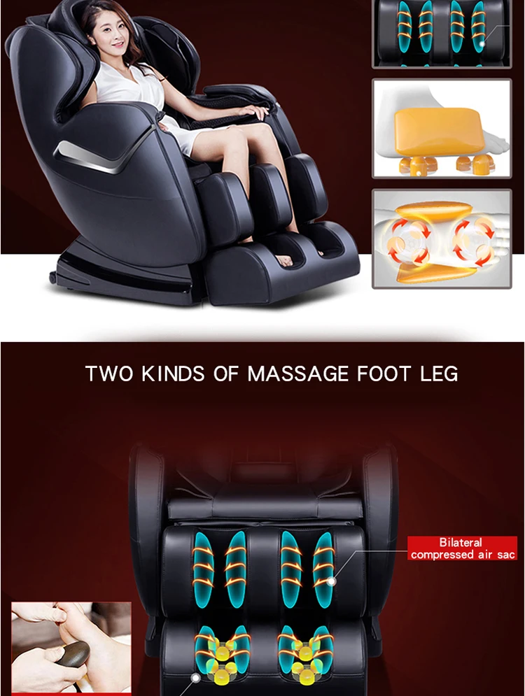 Wholesale 3d Zero Gravity Deluxe Irest Foot Full Body Care Shiatsu Massage Chair With Head