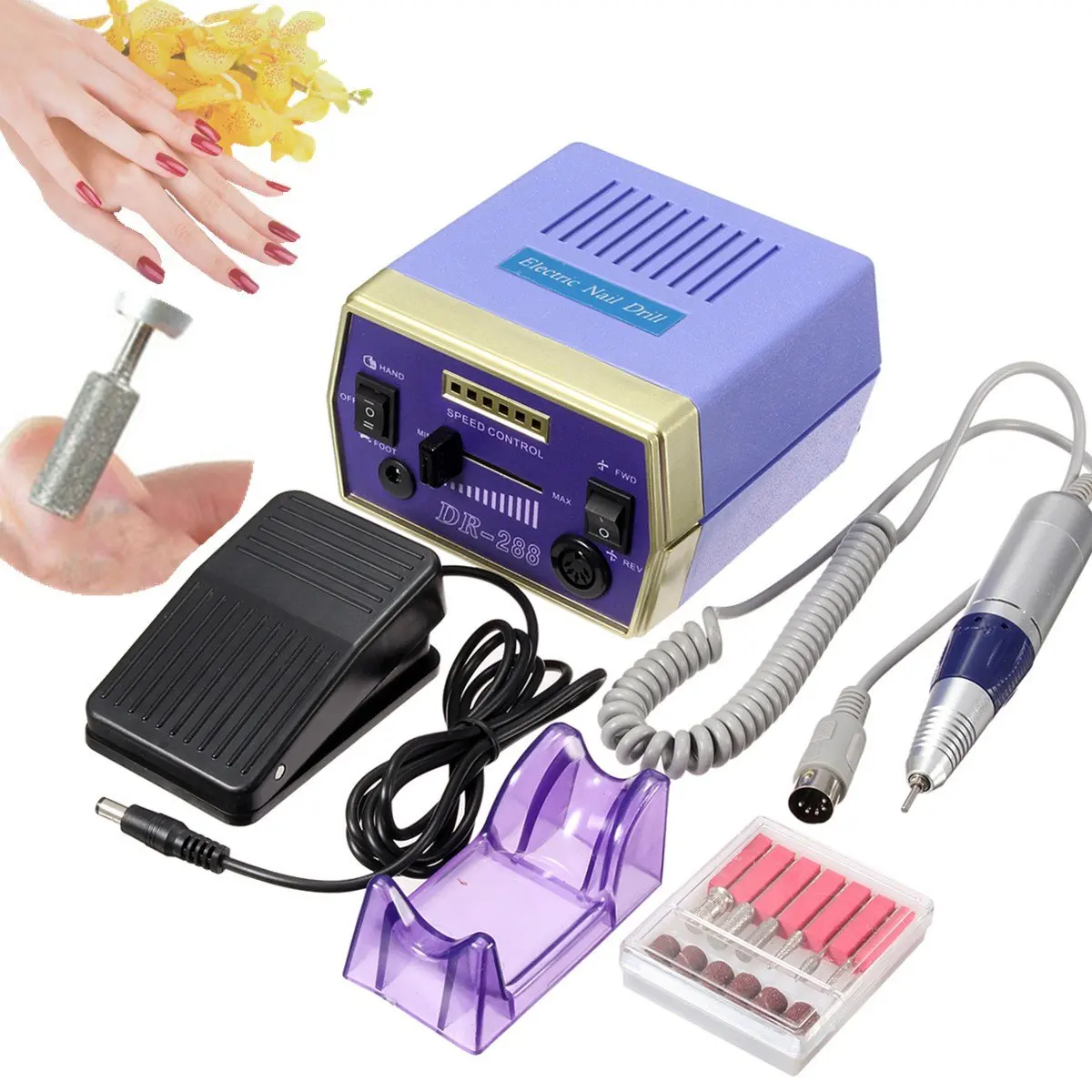 Professional 25000rpm Electric Nail Drill Machine For Gel Polish Manicure Drill Buy Electric