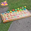 2015 Promotional Kids wooden count toy,Intelligence children math toy wooden count toy,High quality wooden toy count toy W12E001