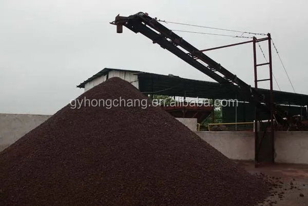 green manganese sand Manganese sand workshop.jpg