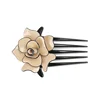 AliExpress Hot Sales Hair Comb Fashion Camellia Acrylic Hair Comb Clips Flower Wedding Hair Combs for Women