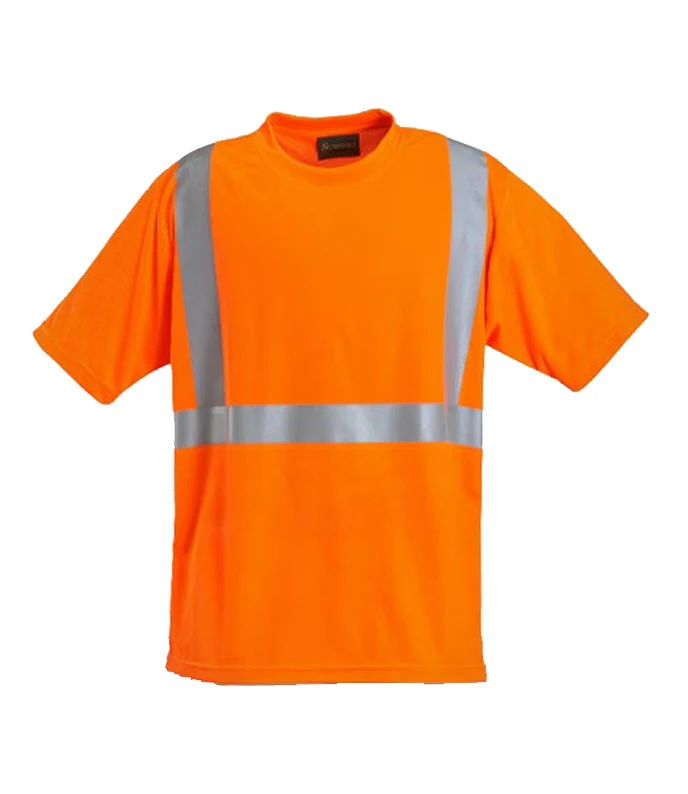 High Visibility Reflective Safety T-shirt For Work Safety - Buy ...