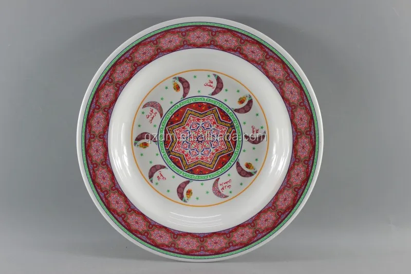 28x3.2CM Melamine Suop plate 11"inch melamine deep plate