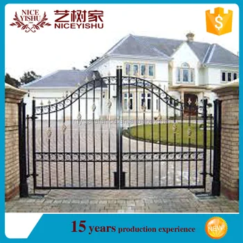 Yishujia Factory Gate Designs For Wall Compound,Iron Sliding Door Gate ...