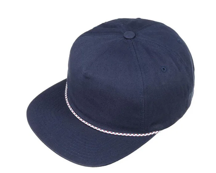 blank unstructured snapback