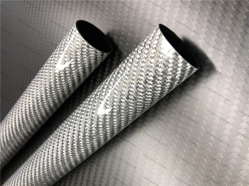 Factory Direct Sale Carbon Fiber Round Tube /pipe By Roll Wrapped 19mm