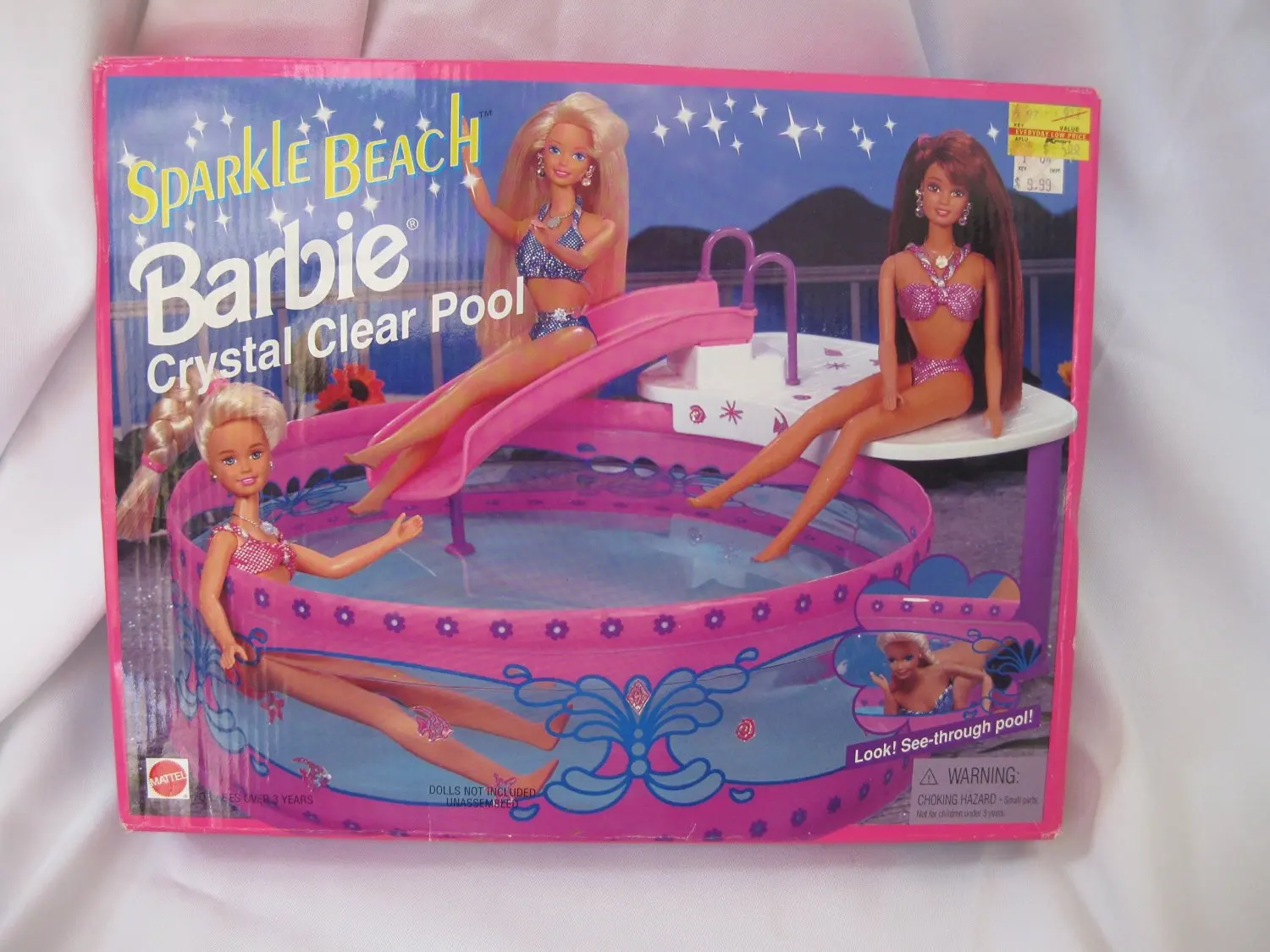 barbie in the pool