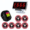 Artom restaurant calling system wireless with 10 waiter call button buzzer and waterproof watch set in French Spanish Italian