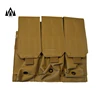 Custom Military Tactical STANAG M4 / M16 Triple Magazine Pouch Open Top Mag Molle Pouch