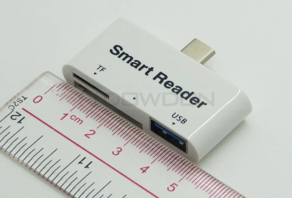 3 IN 1 Type-C OTG Smart Card Reader for SmartPhone Tablet PC - ANKUX.COM